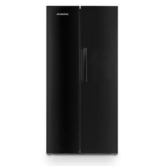 Iceking SBS178BL American Fridge Freezer in Black Frost Free