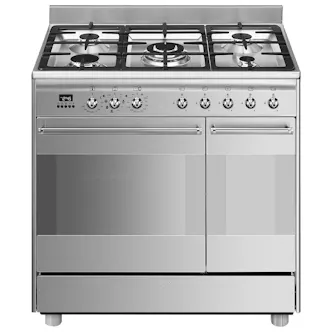 Smeg SCB92MX8 90cm Concert Classic Dual Fuel Range Cooker in Stainles