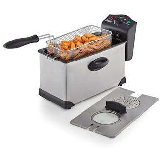Swan SD6040N 3 Litre Fryer in Stainless Steel - Viewing Window