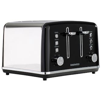 Daewoo SDA1586GE KENSINGTON 4 Slice Toaster in Black