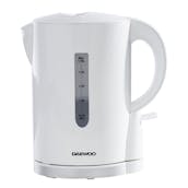 Daewoo SDA1650GE Plastic Jug Kettle - White with Chrome Band, 1.7L 2200W