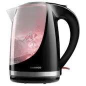 Daewoo SDA1666GE Colour Changing Kettle in Black - 1.7L 2200W