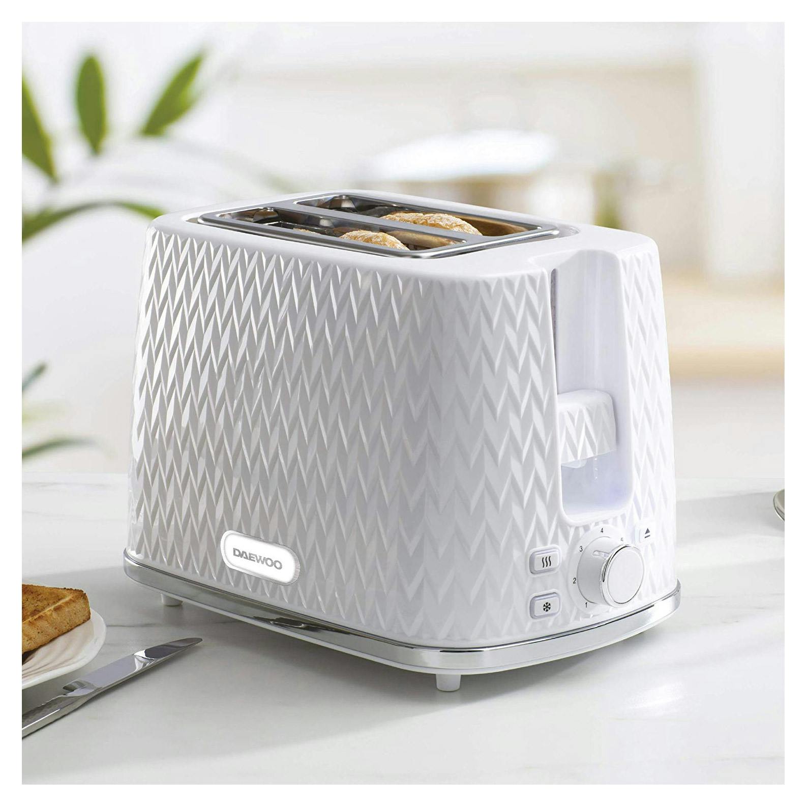 Daewoo SDA1781GE ARGYLE 2 Slice 2 SLICE TOASTER Daewoo Argyle White