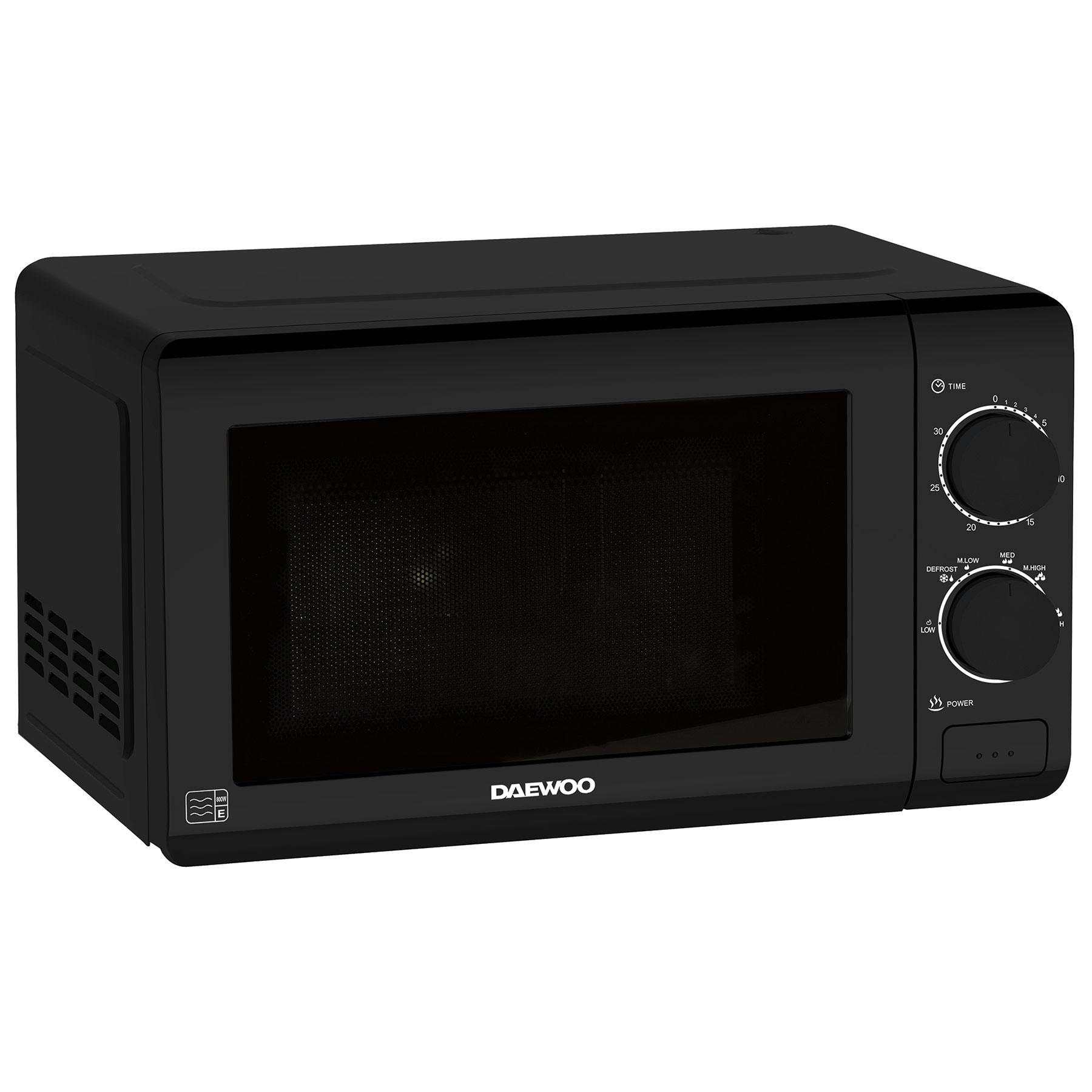 Daewoo SDA2161DD Microwave Oven in Black 20L 700W Manual