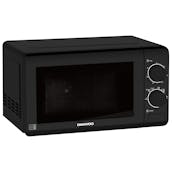 Daewoo SDA2161DD Microwave Oven in Black - 20L 700W Manual Controls