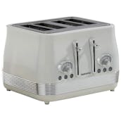 Daewoo SDA2523GE Baltimore 4 Slice Toaster in Buttermilk White