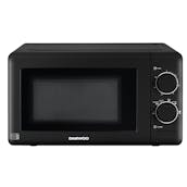 Daewoo SDA2812GE Microwave Oven in Black - 20L 800W Manual Controls