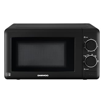 Daewoo SDA2812GE Microwave Oven in Black - 20L 800W Manual Controls