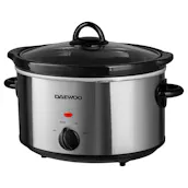 Daewoo SDA2942GE 3.5L Slow Cooker with Removable Ceramic Bowl and Knob C