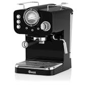 Swan SK22110BN Retro Pump Espresso Coffee Machine in Black - 15 Bars