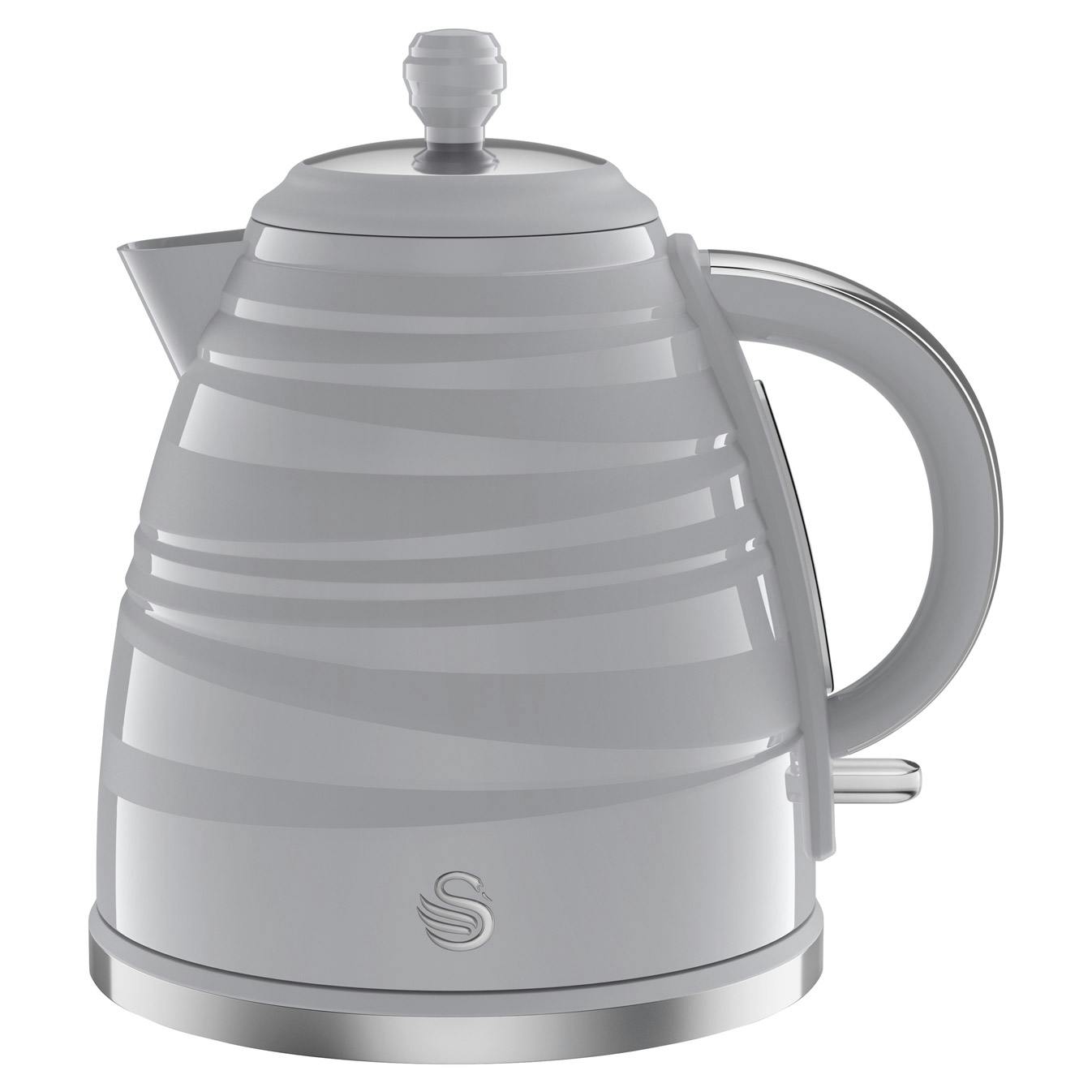 swan symphony grey kettle