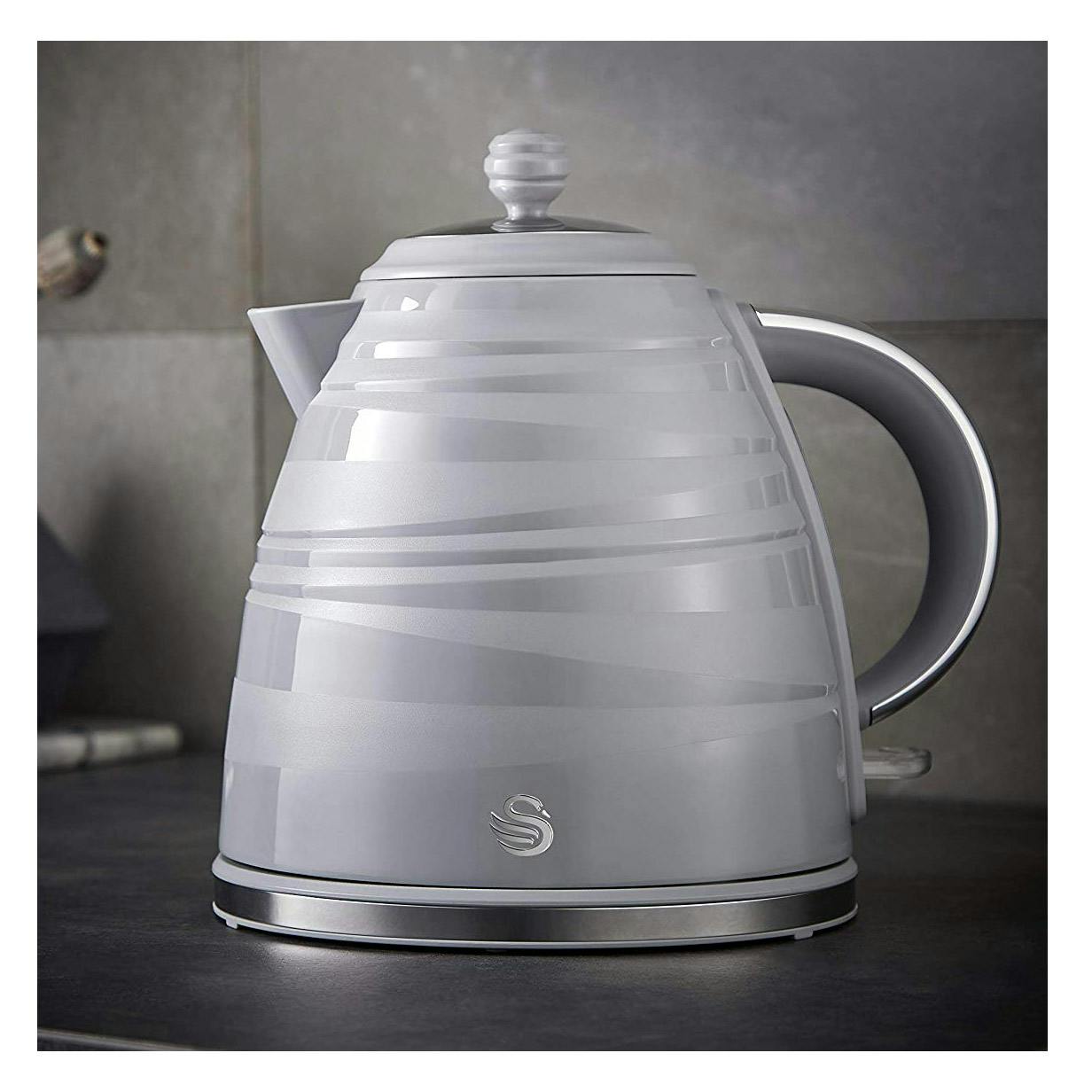 Swan SK31050GRN Symphony Kettle in Grey Swan SK31050GRN Symphony 1.7L Jug