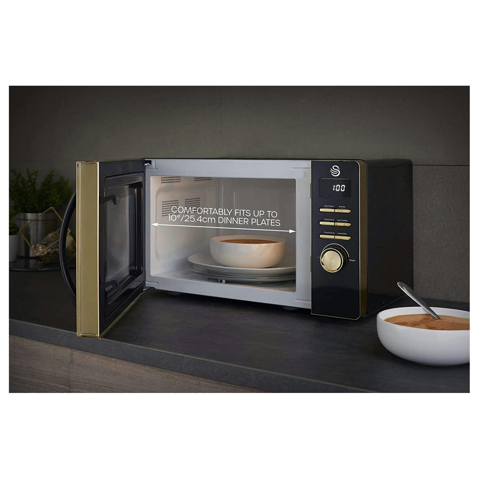 swan 23l microwave