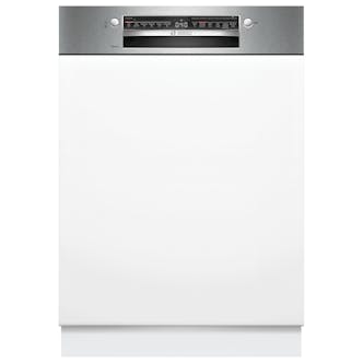 Bosch SMI2HTS06G Series 2 60cm Semi-Integrated Dishwasher In Brushed Ste
