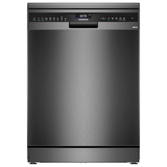 Siemens SN25EC13CE iQ500 60cm Dishwasher in Brushed Black Steel 14 Place S