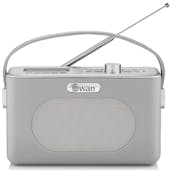 Swan SRA43010GRN Retro DAB Bluetooth Radio in Grey - 20 Presets