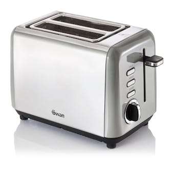 Swan ST14015GRN TownHouse 2 Slice Toaster in Stainless Steel and Grey
