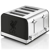 Swan ST19020LIVBN Liverpool FC Retro Style 4 Slice Toaster - Blk & Chrome
