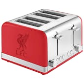 Swan ST19020LIVRN 4 Slice Liverpool Retro Style Toaster in Red & Chrome