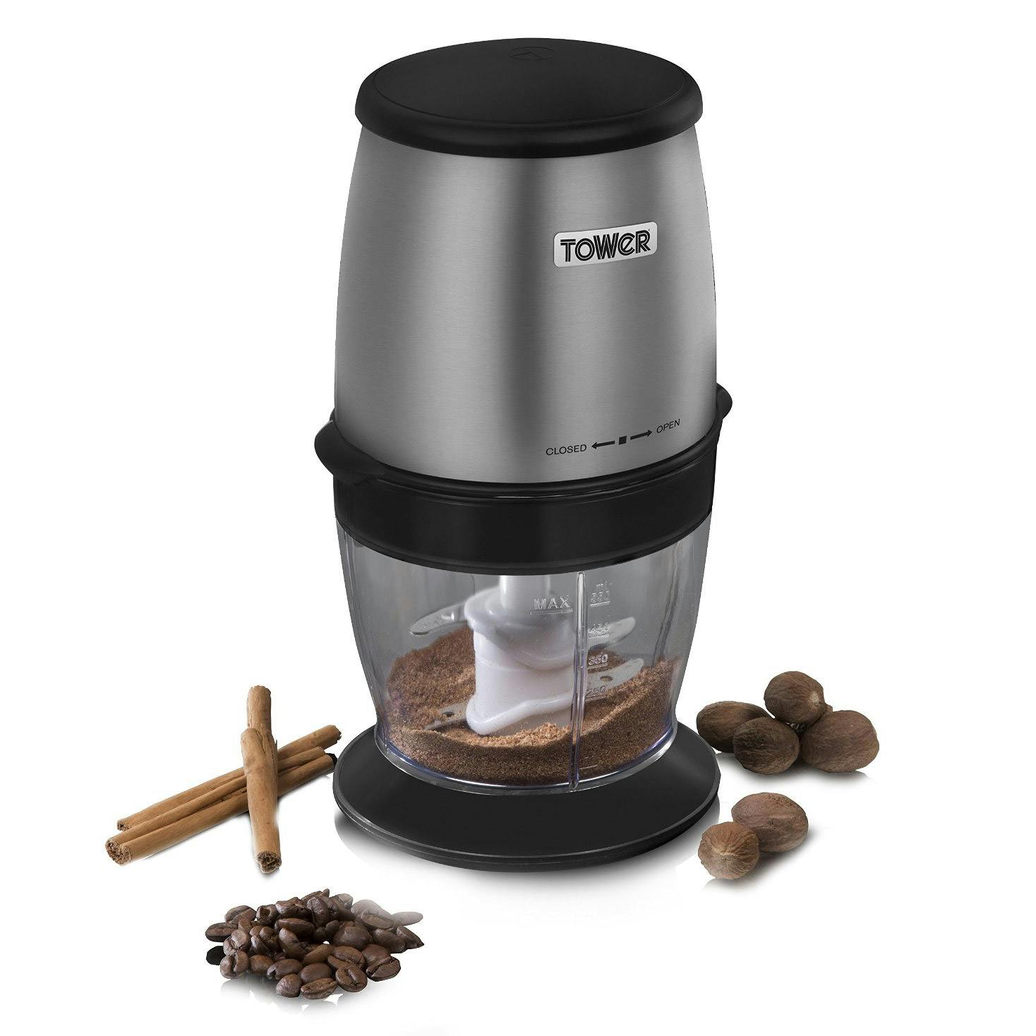 Tower T12009 Dual Bladed Mini Chopper & Grinder