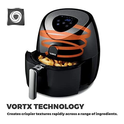 Tower T17024 4.3L VORTX Single Zone Digital Air Fryer In Black