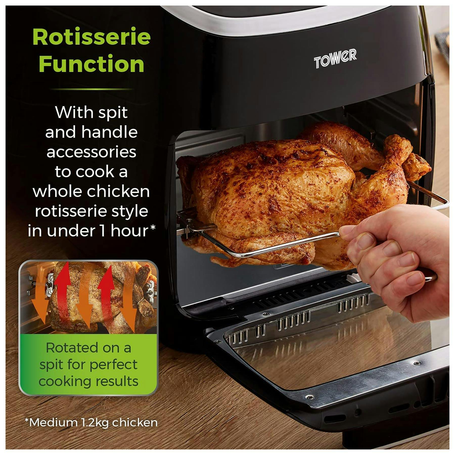 Tower t17039 digital air store fryer oven