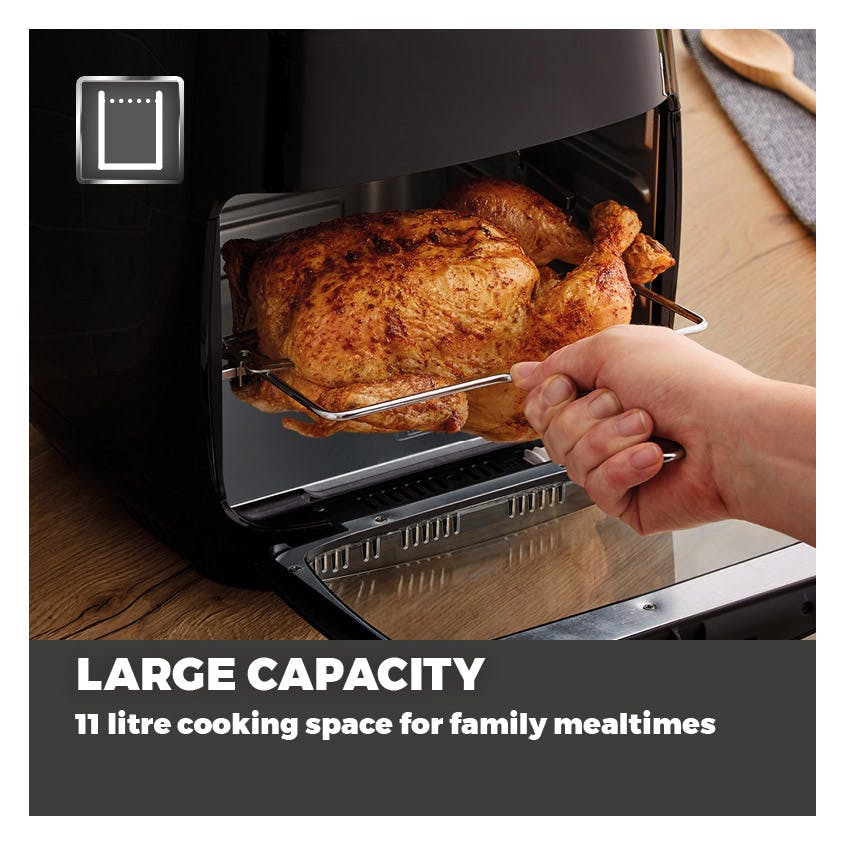 Tower T17039 11L VORTX Single Zone Digital Health Air Fryer Black