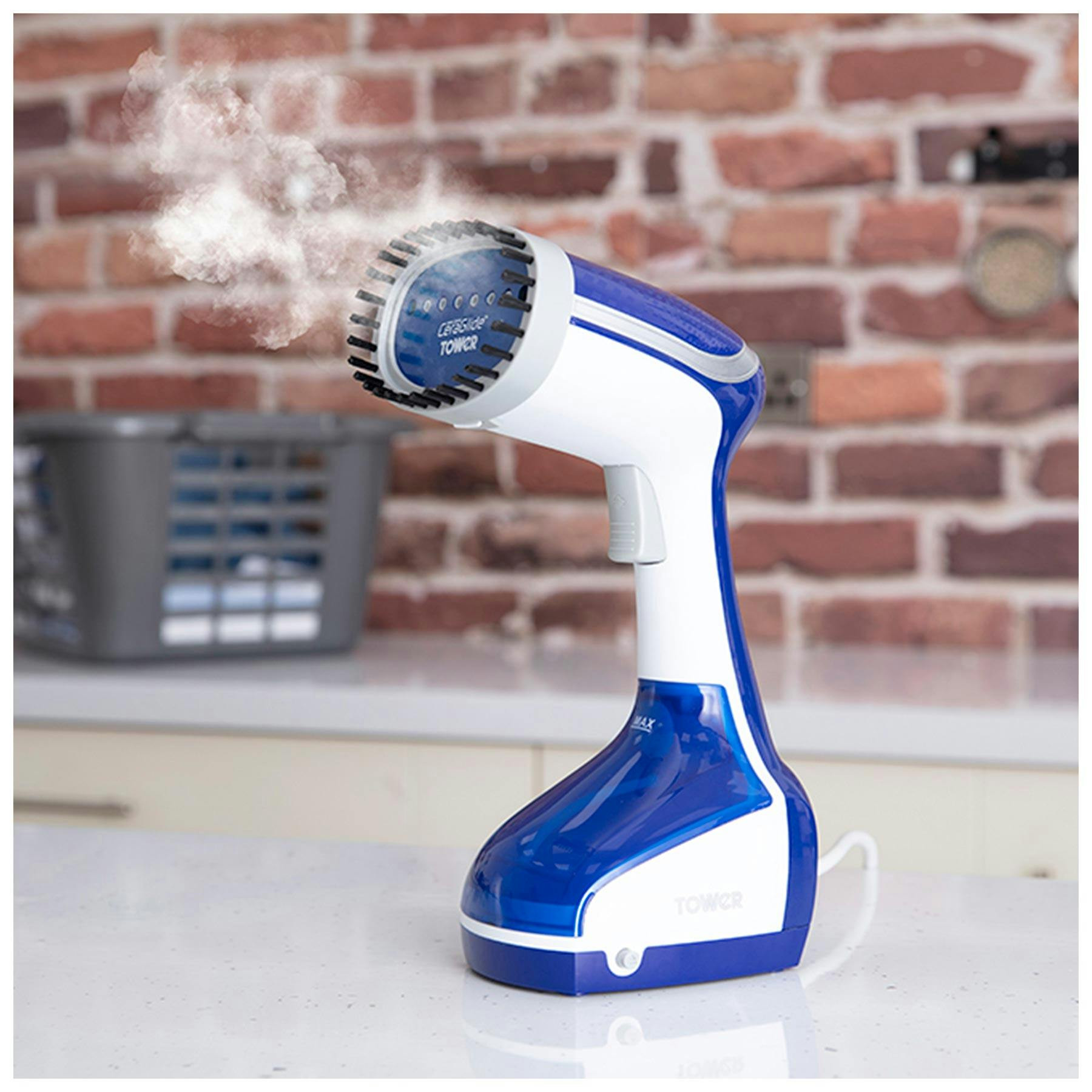 tower t22014 rose gold 1000w handheld garment steamer
