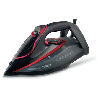 Tower T22032RED Steam Iron XL Sole Plate - Red