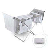 Tower T25003 Heated Winged Airer with Cover - Silver