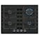 Neff T26NKP4S0 N50 60cm 4 Burner Gas Hob in Black Glass High Speed Bur