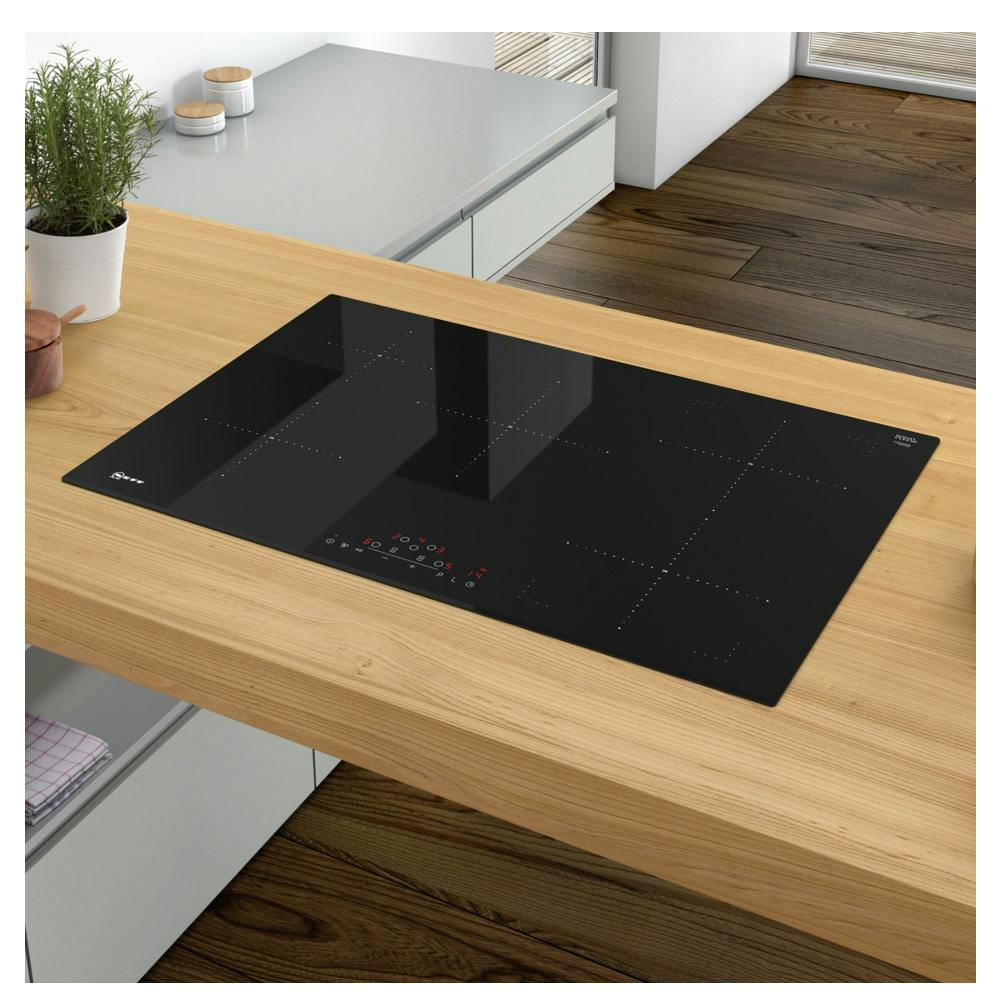 Neff T48FD23X0 BuiltIn 80cm Extra Wide Induction Hob in Black Glass