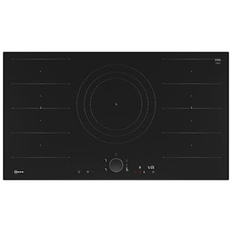 Neff T69FUV4L0 N90 Built-In 90cm FlexInduction Hob in Black Glass