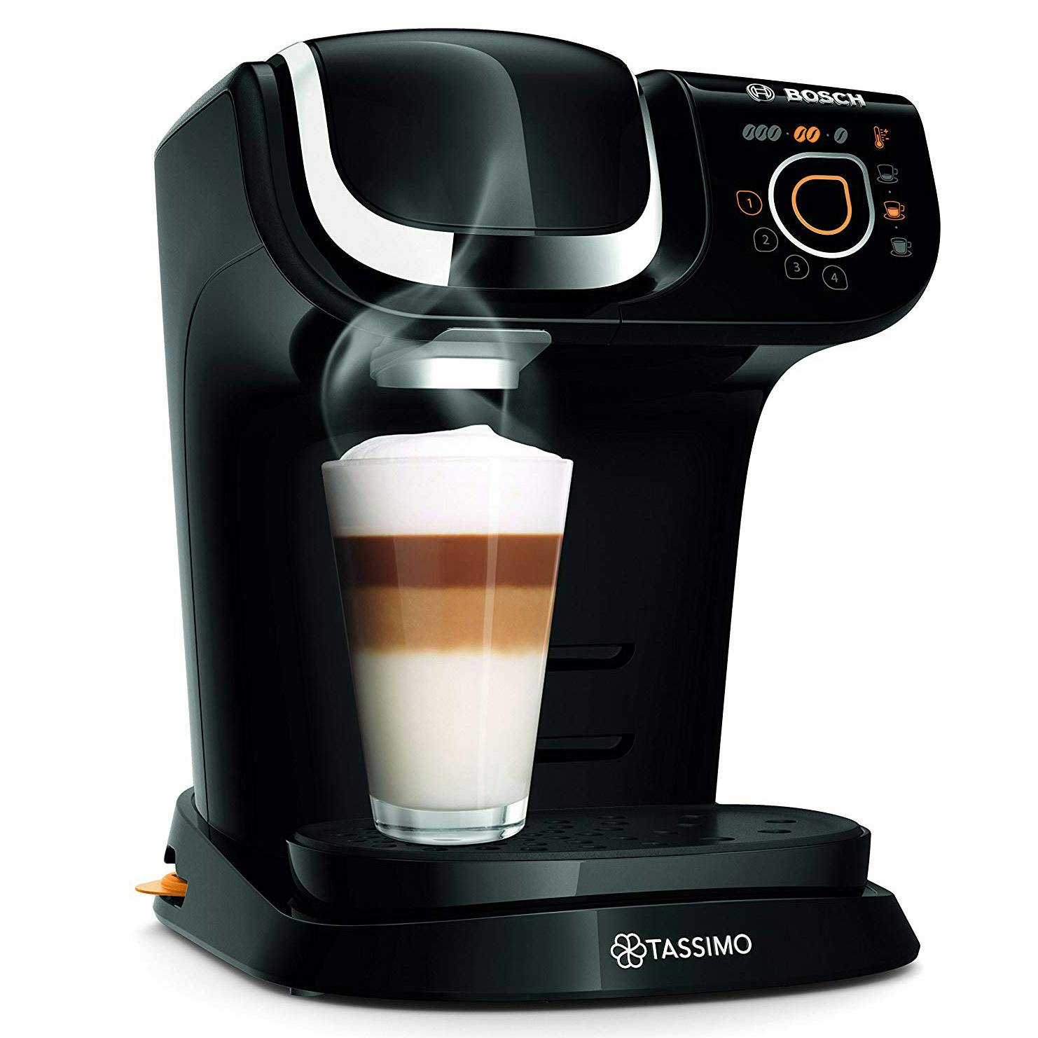 Bosch TAS6002GB Tassimo Pod Coffee Machine in Black 1.4L