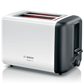 Bosch TAT3P421GB DesignLine Compact 2 Slice Toaster in White