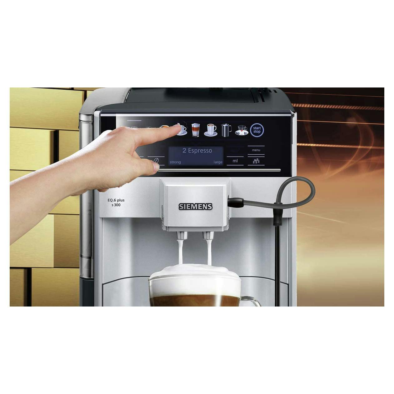 Siemens TE653311RW Bean to Cup Fully Automatic Coffee Machine Silver