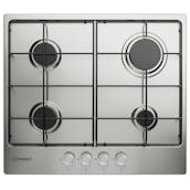 Indesit THP642IXI1 60cm 4 Burner Gas Hob in Stainless Steel