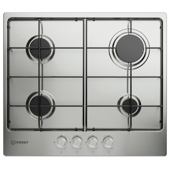 Indesit THP642IXI1 60cm 4 Burner Gas Hob in Stainless Steel