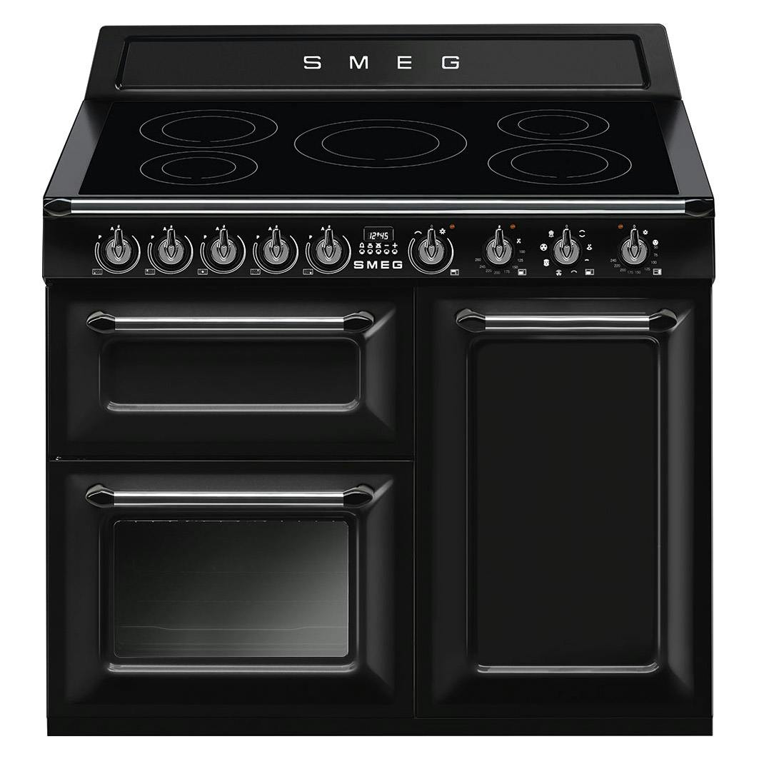 Smeg TR103IBL 100cm Victoria Induction Range Cooker In Black   TR103IBL 