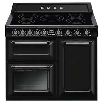 Smeg TR103IBL2 100cm Victoria Induction Range Cooker in Black with Cir