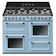 Smeg TR4110AZ 110cm Victoria Dual Fuel Range Cooker in Pastel Blue wi