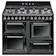 Smeg TR4110BL1 110cm Victoria Dual Fuel Range Cooker in Black with Cir