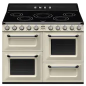 Smeg TR4110IP2 110cm Victoria Induction Range Cooker in Cream with Cir