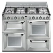 Smeg TR4110X 110cm Victoria Dual Fuel Range Cooker in  St/Steel