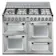 Smeg TR4110X 110cm Victoria Dual Fuel Range Cooker in Stainless Stee