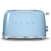 Smeg TSF01PBUK 50's Retro Style 2 Slice Toaster in Pastel Blue