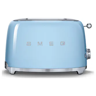 Smeg TSF01PBUK 50's Retro Style 2 Slice Toaster in Pastel Blue