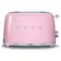 Smeg TSF01PKUK 50's Retro Style 2 Slice Toaster in Pink