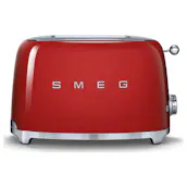 Smeg TSF01RDUK 50's Retro Style 2 Slice Toaster in Red