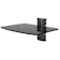 TTAP TTD-1-SHELF Single Wall Mount Tempered Glass Shelf with Safety Lock